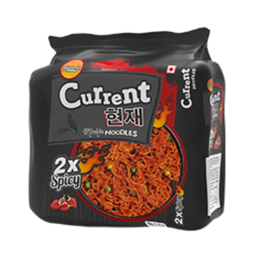 Current 2X Spicy Noodles Value Pack 5 x 100 g (Family Pack)