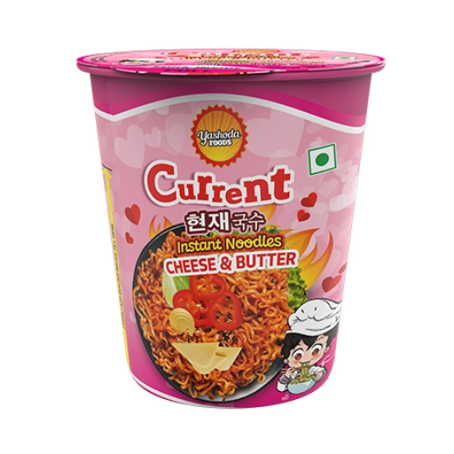 Current Cheese and Butter Cup Noodles