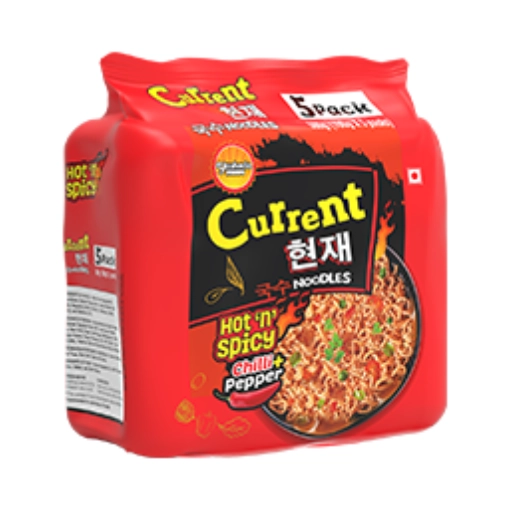 Current Hot & Spicy Noodles 100G  X 5 Packet (Family Pack)