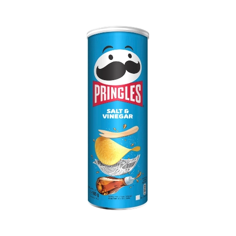 Pringles Salt & Vinegar Flavour Potato Chips 165gm