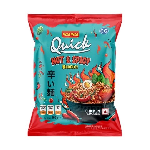 Wai Wai Quick Hot & Spicy (Chicken)